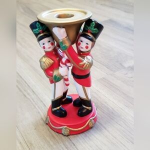Party lite drummer boy candle holders
